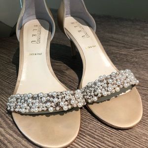 Something Bleu Ivory Wedding Heels